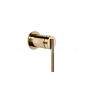 Gessi Ingranaggio Смеситель для душа встраиваемый, на 1 потреб., внеш. часть, цвет: warm bronze PVD 63561#735