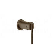 Gessi Ingranaggio Смеситель для душа встраив., на 1 потреб., внешняя часть, цвет: coffee bronze PVD 63561#761