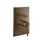 Gessi Ingranaggio Смеситель для душа встраив., на 2 потреб., внешняя часть, цвет: coffee bronze PVD 63577#761