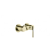 Gessi Ingranaggio Смеситель для душа встраиваемый, на 2 потребителя, внешняя часть, цвет: brass PVD 63580#710