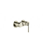 Gessi Ingranaggio Смеситель для душа встраиваемый, на 2 потребителя, внешняя часть, цвет: nickel PVD 63580#720