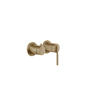 Gessi Ingranaggio Смеситель для душа встраив., на 2 потреб., внешняя часть, цвет: warm bronze PVD 63580#726
