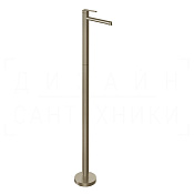 Gessi Ingranaggio Смеситель для раковины напольный, без д/к, излив 17 см, цвет: finox brushed nickel 63593#149