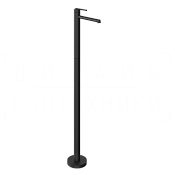 Gessi Ingranaggio Смеситель для раковины напольный, без дон. клап., излив 17,4 см, цвет: matte black 63593#299