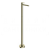 Gessi Ingranaggio Смеситель для раковины напольный, без дон. клапана, излив 17,4 см, цвет: brass PVD 63593#710