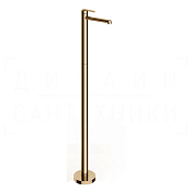 Gessi Ingranaggio Смеситель для раковины напольный, без д/к, излив 17,4 см, цвет: warm bronze PVD 63593#735