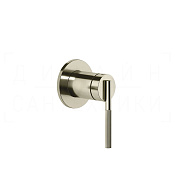 Gessi Ingranaggio Смеситель для душа встраиваемый, на 1 потребитель, внешняя часть, цвет: nickel PVD 63609#720