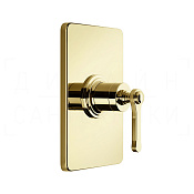 Gessi Venti20 Смеситель для душа встраиваемый, на 1 потребитель, внешняя часть, цвет: gold PVD 65061#246