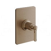 Gessi Venti20 Смеситель для душа встраиваемый, на 1 потреб., внешняя часть, цвет: copper brushed PVD 65061#708