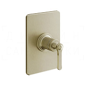 Gessi Venti20 Смеситель для душа встраиваемый, на 1 потреб., внешняя часть, цвет: brushed brass PVD 65061#727