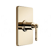 Gessi Venti20 Смеситель для душа встраиваемый, на 1 потребитель, внеш. часть, цвет: warm bronze PVD 65061#735