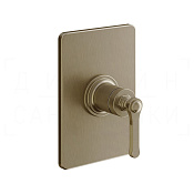 Gessi Venti20 Смеситель для душа встраив., на 1 потр., внешняя часть, цвет: deep bronze brushed PVD 65061#791