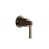 Gessi Venti20 Смеситель для душа встраив., на 1 потр., внеш. часть, цвет: coffee bronze brushed PVD 65109#761