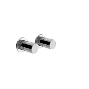 Gessi Habito Смеситель для душа встраиваемый, на 2 потребителя, внешняя часть, цвет: chrome 70079#031