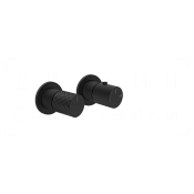 Gessi Habito Термостат для душа встраиваемый, на 3 потребителя, внешняя часть, цвет: matte black 70136#299