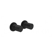 Gessi Habito Смеситель для душа встраиваемый, на 2 потребителя, внешняя часть, цвет: matte black 70179#299