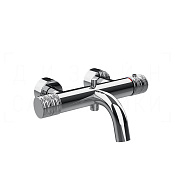 Gessi Habito Смеситель для ванны термостатический, без душ. гарнитура, излив 19,7 см, цвет: chrome 70313#031