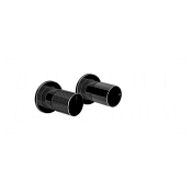 Gessi Habito Смеситель для душа встраиваемый, на 2 потребителя, внешняя часть, цвет: black metal PVD 70579#706