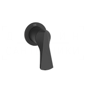 Gessi Ventaglio Смеситель для душа встраиваемый, на 1 потребитель, внешняя часть, цвет: matte black 72061#299