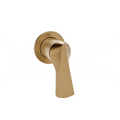 Gessi Ventaglio Смеситель для душа встраив., на 1 потр., внеш. часть, цвет: warm bronze brushed PVD 72061#726