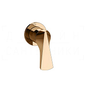 Gessi Ventaglio Смеситель для душа встраиваемый, на 1 потреб., внешняя часть, цвет: warm bronze PVD 72061#735