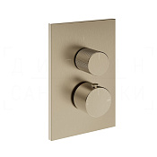 Gessi Inverso Термостат для душа встраиваемый, на 3 потреб., внеш. часть, цвет: finox brushed nickel 73637#149