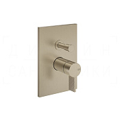 Gessi Inverso Смеситель для душа встраиваемый, на 2 потреб., внеш. часть, цвет: finox brushed nickel 73679#149