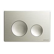 Ceramicanova Balance Кнопки смыва для унитаза, пластик, цвет: брашированный никель CN12-001BN