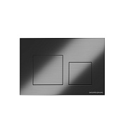 Ceramicanova Balance Кнопки смыва для унитаза, пластик, цвет: вороненная сталь CN12-002GG