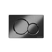 Ceramicanova Balance Кнопки смыва для унитаза, пластик, цвет: вороненная сталь CN12-003GG