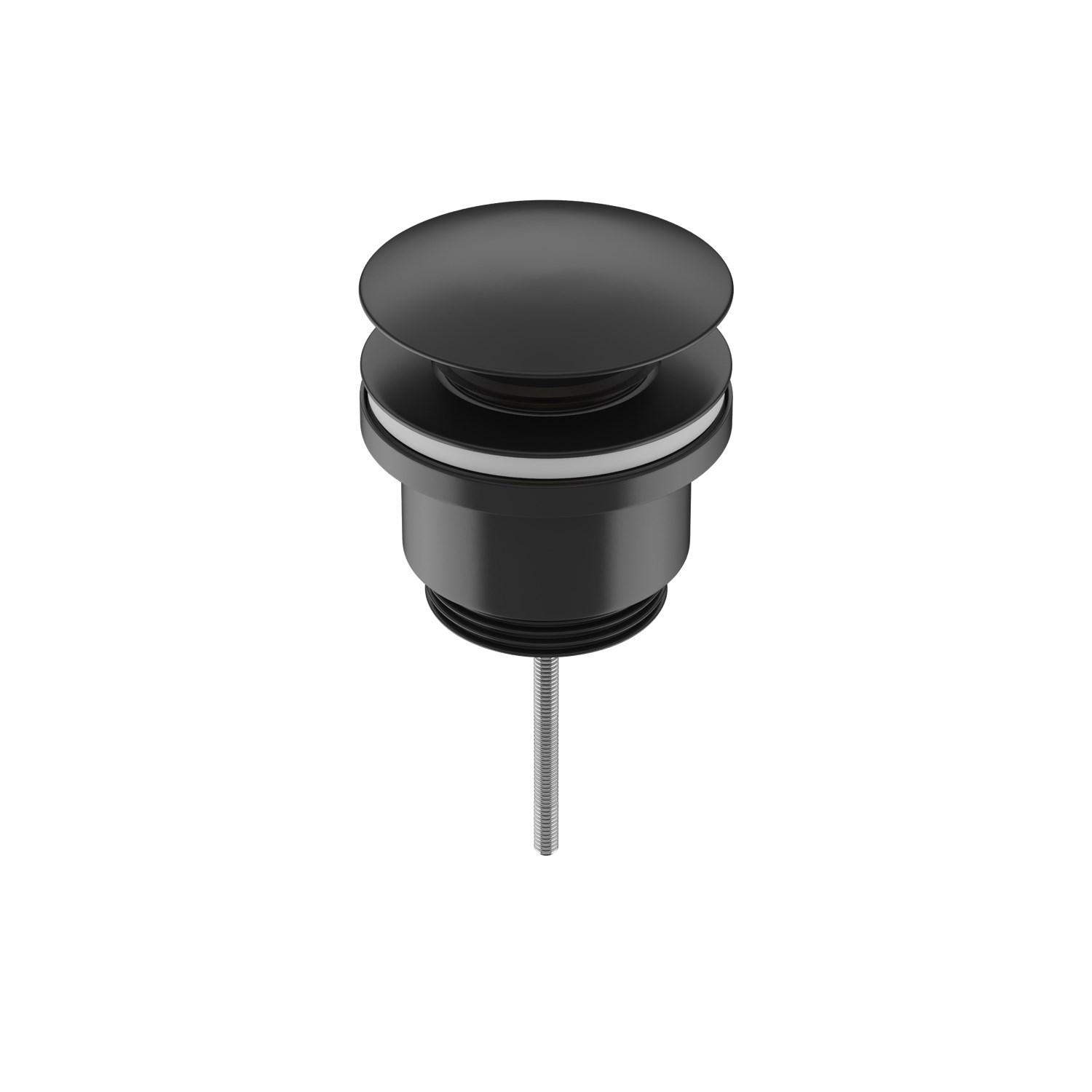 Ceramicanova Донный клапан универсальный click-clack, цвет: черный матовый 70003MBb