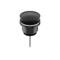 Ceramicanova Донный клапан универсальный click-clack, цвет: черный матовый 70003MBb