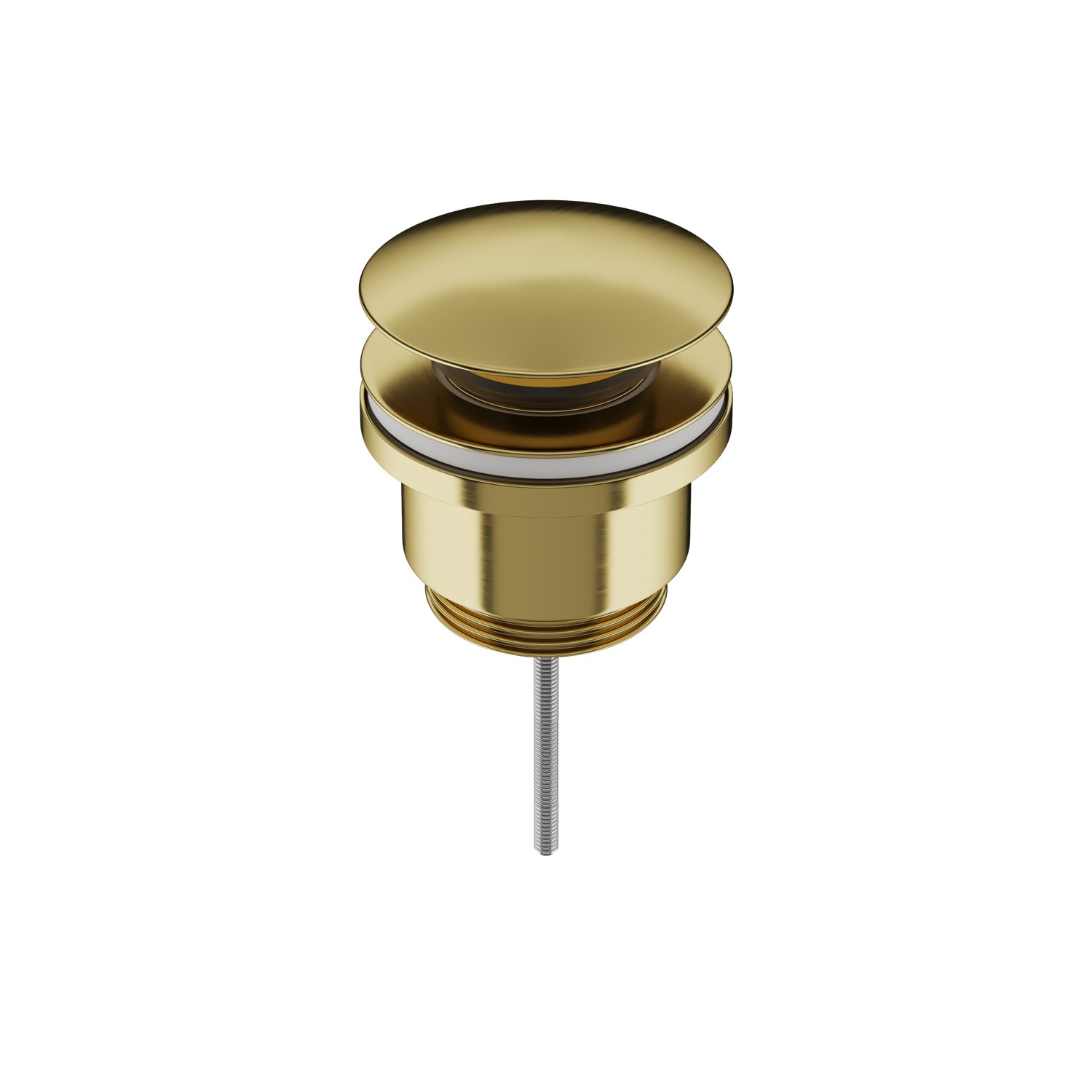 Ceramicanova Донный клапан универсальный click-clack, цвет: брашированное золото 70003BG