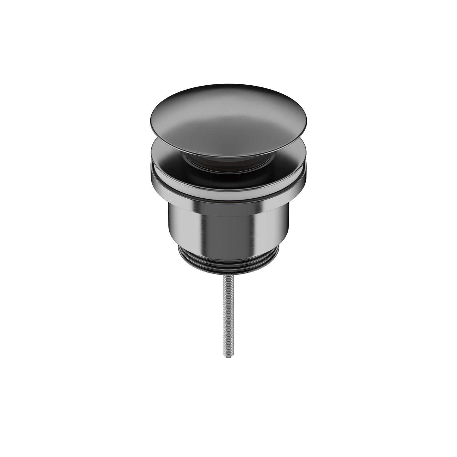 Ceramicanova Донный клапан универсальный click-clack, цвет: вороненная сталь 70003GG