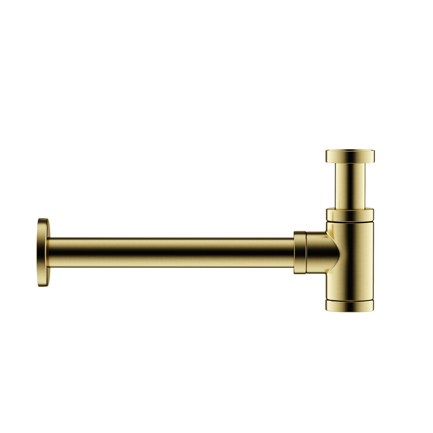 Ceramicanova Сифон для раковины, латунь/нержавеющая сталь, цвет: брашированное золото 70001BG