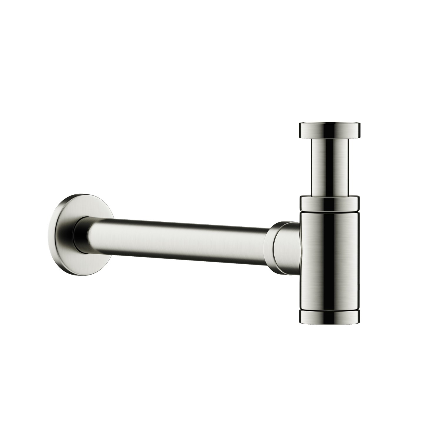 Ceramicanova Сифон для раковины, латунь/нержавеющая сталь, цвет: брашированный никель 70001BN