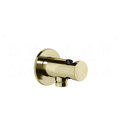 Gessi Anello Шланговое подключение с держателем для душа, цвет: brass PVD 63461#710