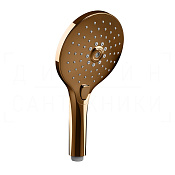 Gessi Ручной душ с 3 видами струи, с переключателем, цвет: warm bronze PVD 47351#735