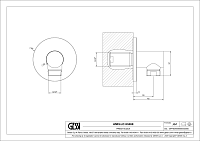 Gessi Anello Шланговое подключение, цвет: black metal brushed PVD 63469#707