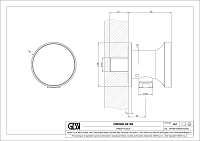 Gessi Origini Шланговое подключение, цвет: copper brushed PVD 66169#708