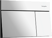 Hansgrohe iFrame Кнопка смыва для унитаза, 2 режима, металл, цвет: chrome 66003000