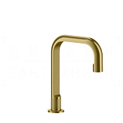 Gessi Inciso Излив отдельностоящий для раковины 16 см, цвет: gold brushed 58093#716
