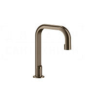 Gessi Inciso Излив отдельностоящий для раковины 16 см, цвет: coffee bronze brushed PVD 58093#761