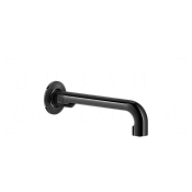 Gessi Inciso Излив настенный для раковины 21 см, фиксированный, цвет: black metal PVD 58100#706