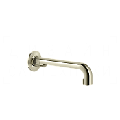 Gessi Inciso Излив настенный для раковины 21 см, фиксированный, цвет: nickel PVD 58100#720