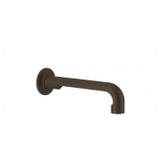 Gessi Inciso Излив настенный для раковины 21 см, фиксированный, цвет: dark bronze 58100#845