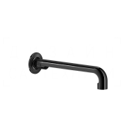 Gessi Inciso Излив настенный для раковины 25,5 см, фиксированный, цвет: black metal PVD 58101#706