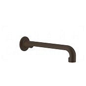 Gessi Inciso Излив настенный для раковины 25,5 см, фиксированный, цвет: dark bronze 58101#845