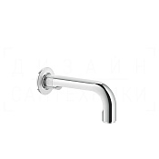 Gessi Inciso Излив настенный для ванны 19 см, фиксированный, цвет: chrome 58103#031
