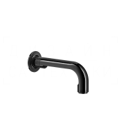 Gessi Inciso Излив настенный для ванны 19 см, фиксированный, цвет: black metal PVD 58103#706